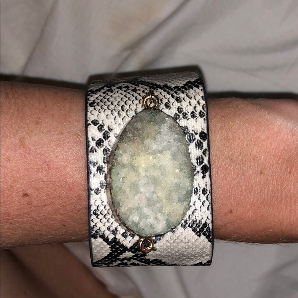 Snakeskin arm candy